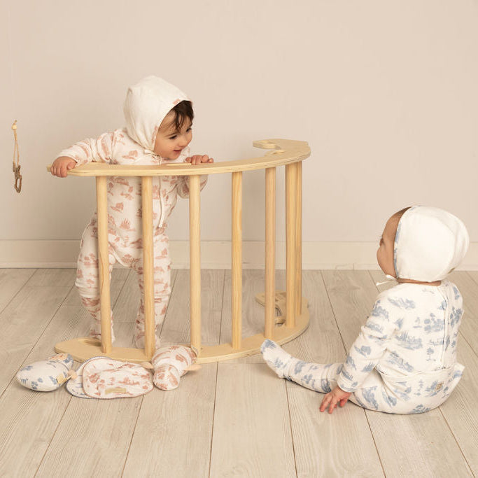 Forest Footie with Bonnet Blue