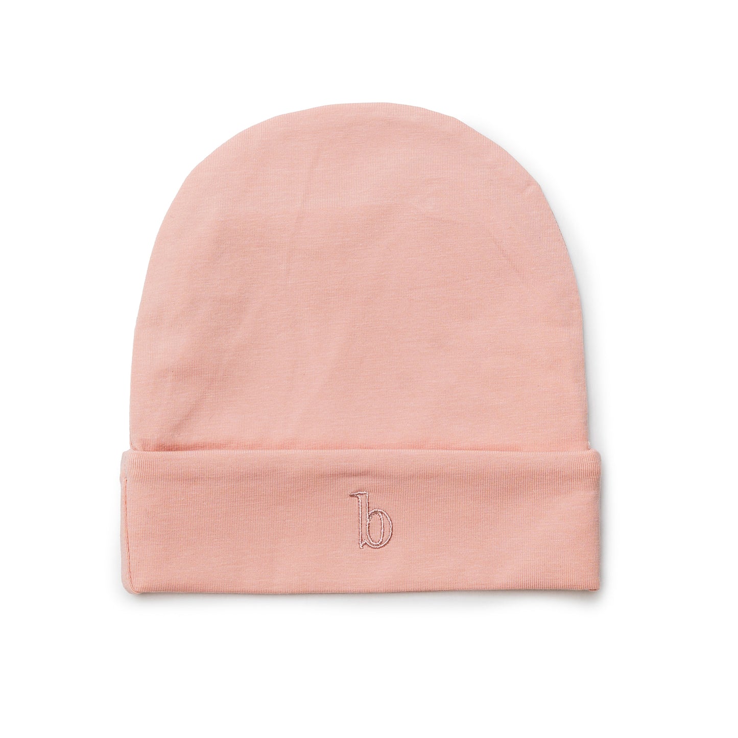 Puffed B Footie with Hat and Blanket Pink