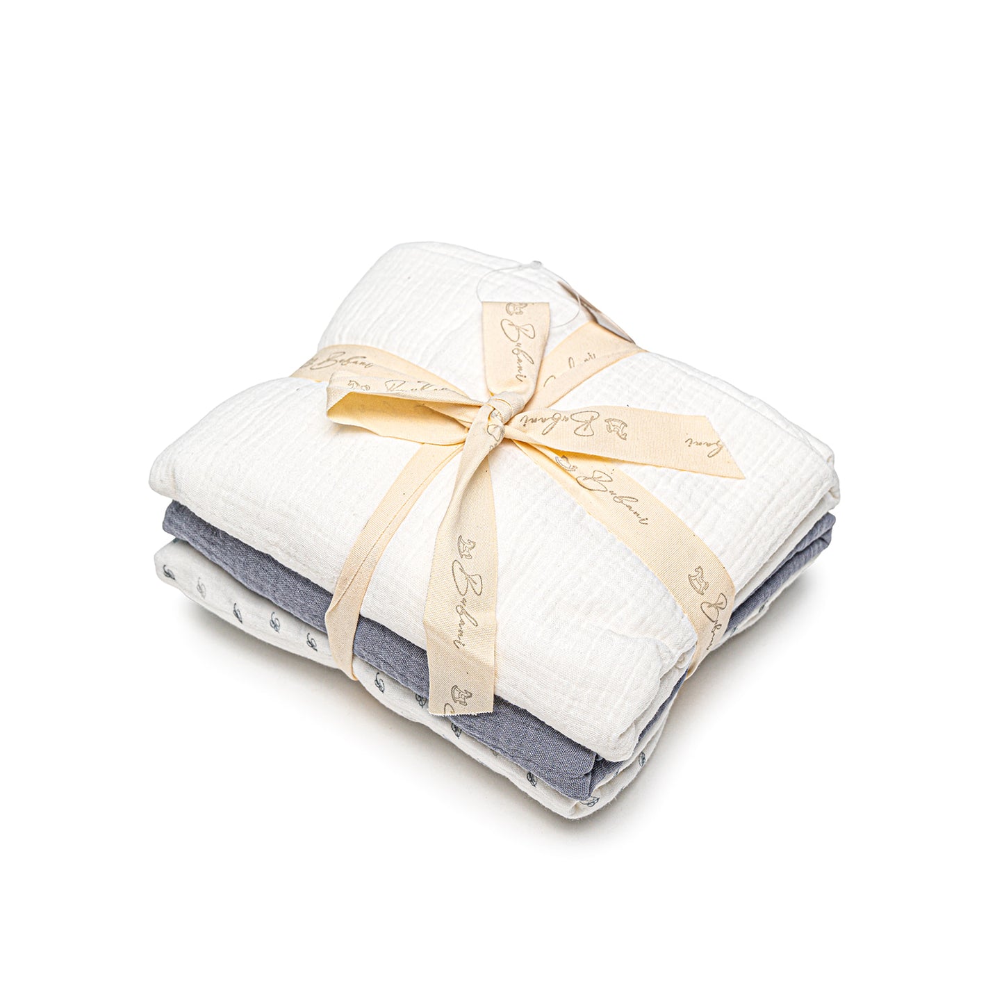 Muslin Baby Blanket Set of 3 Boys