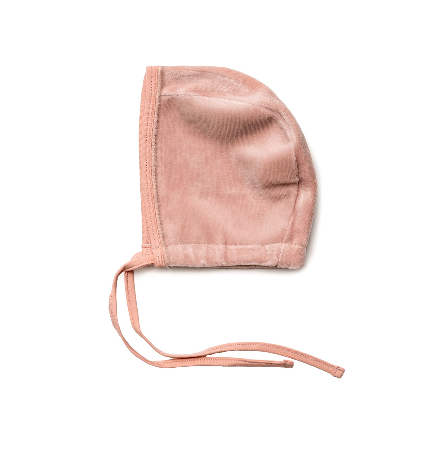 Fur Trim Wrap Footie with Bonnet Pink