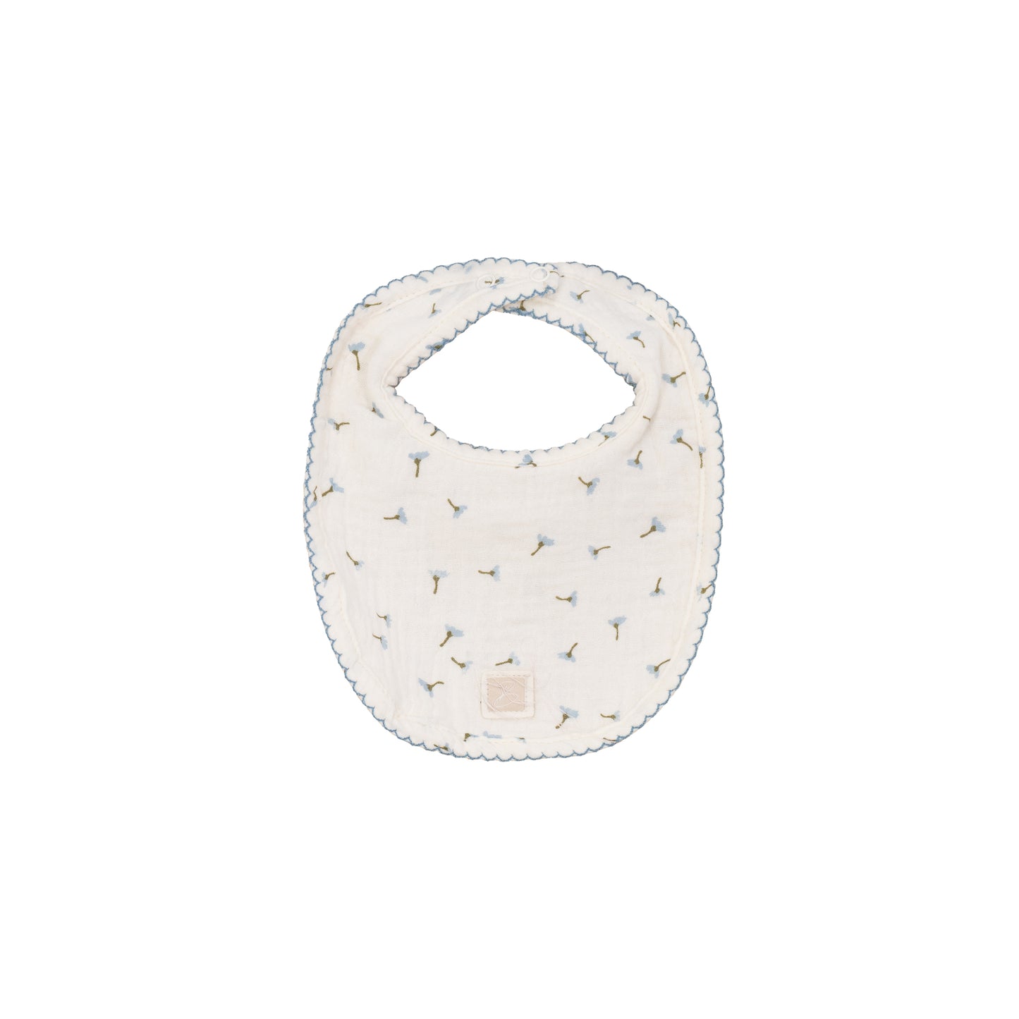 Floral Bib Blue