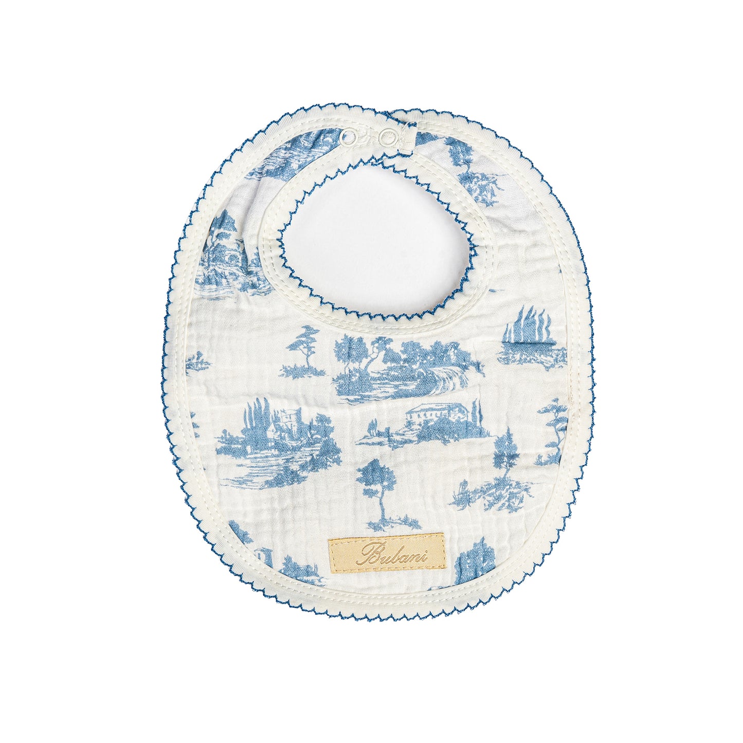Forest Reversible Bib Blue