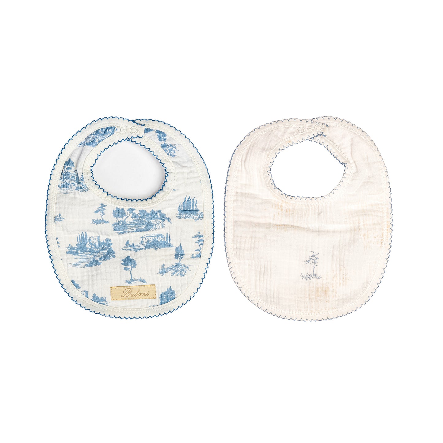 Forest Reversible Bib Blue