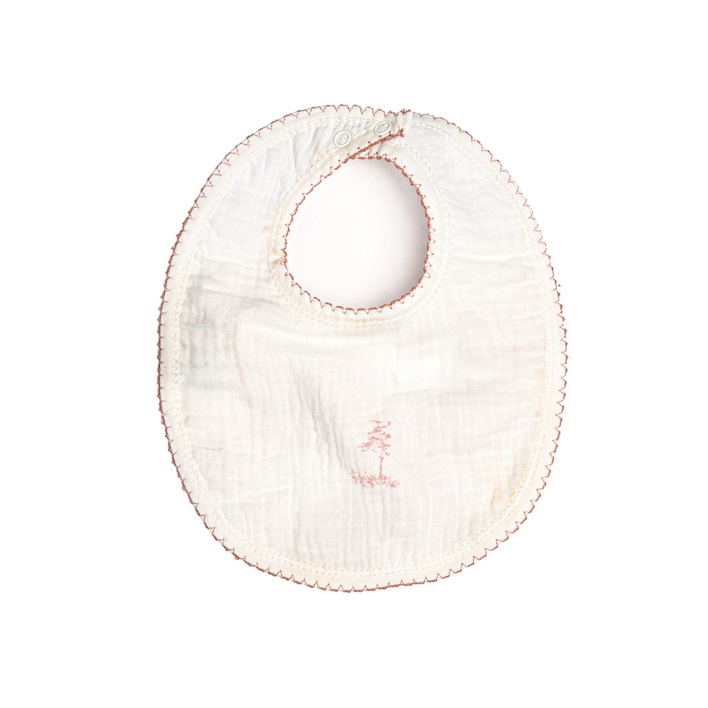 Forest Reversible Bib Pink