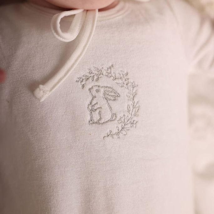 Bunny Footie, Bonnet and Blanket Set Boys