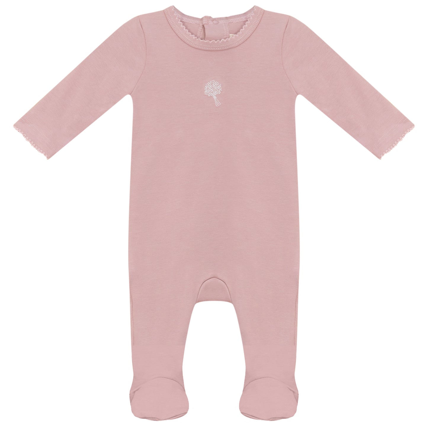 Flower Bunch Footie Mauve