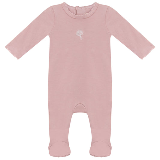 Flower Bunch Footie Mauve