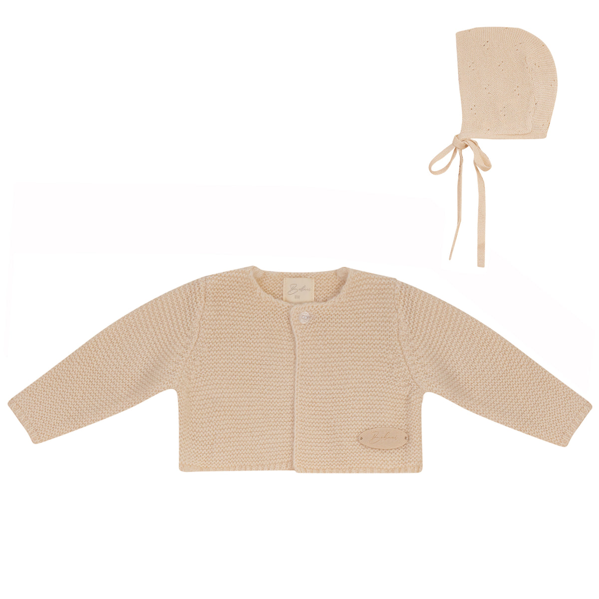 Knit Sweater and Bonnet Set [471W272B]