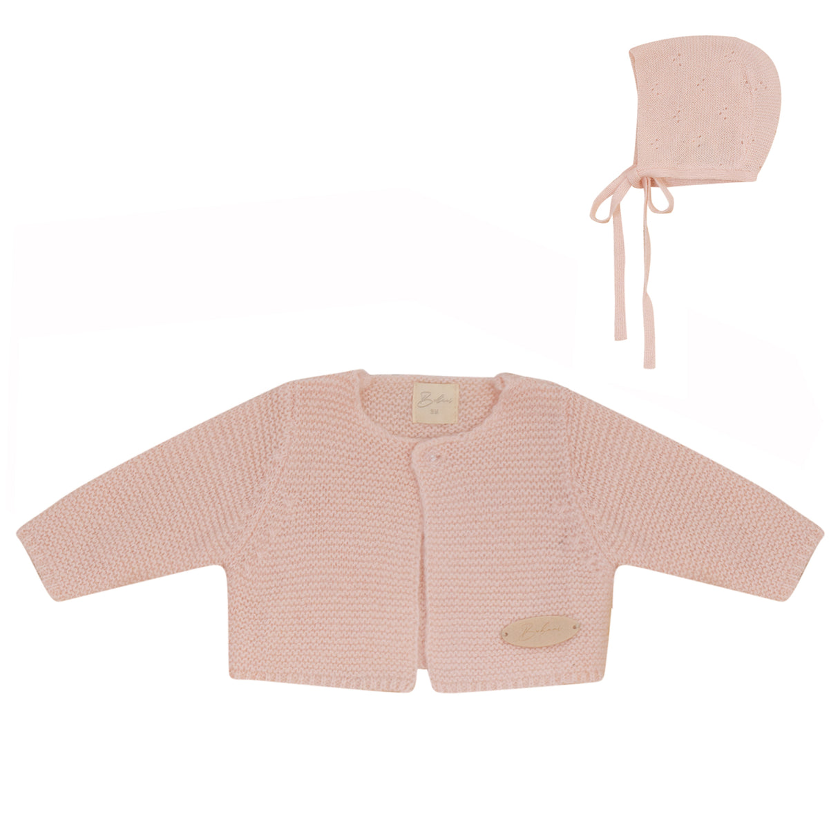 Knit Sweater and Bonnet Set [471W272G]