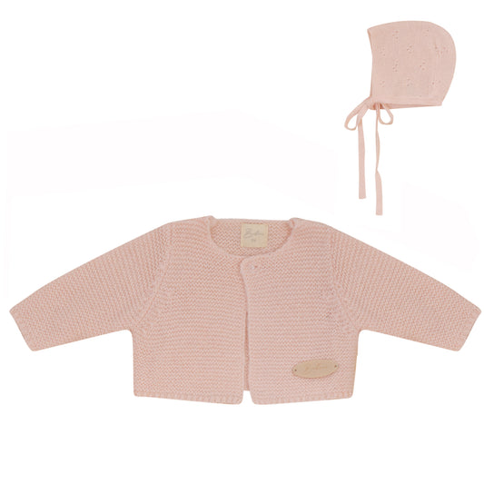 Knit Sweater and Bonnet Set [471W272G]