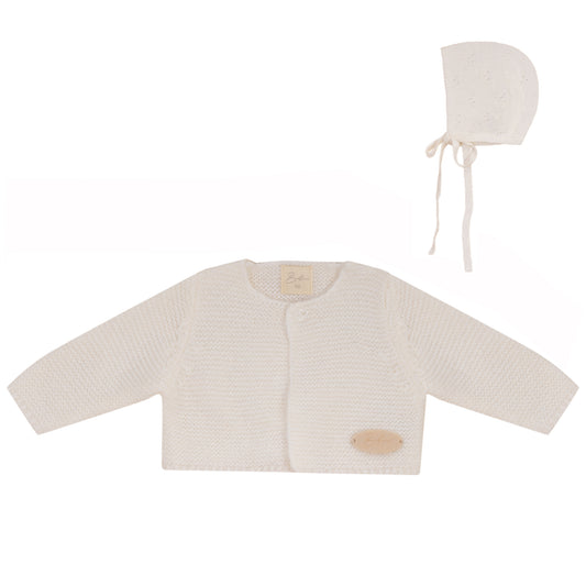 Knit Sweater and Bonnet Set [471W272U]