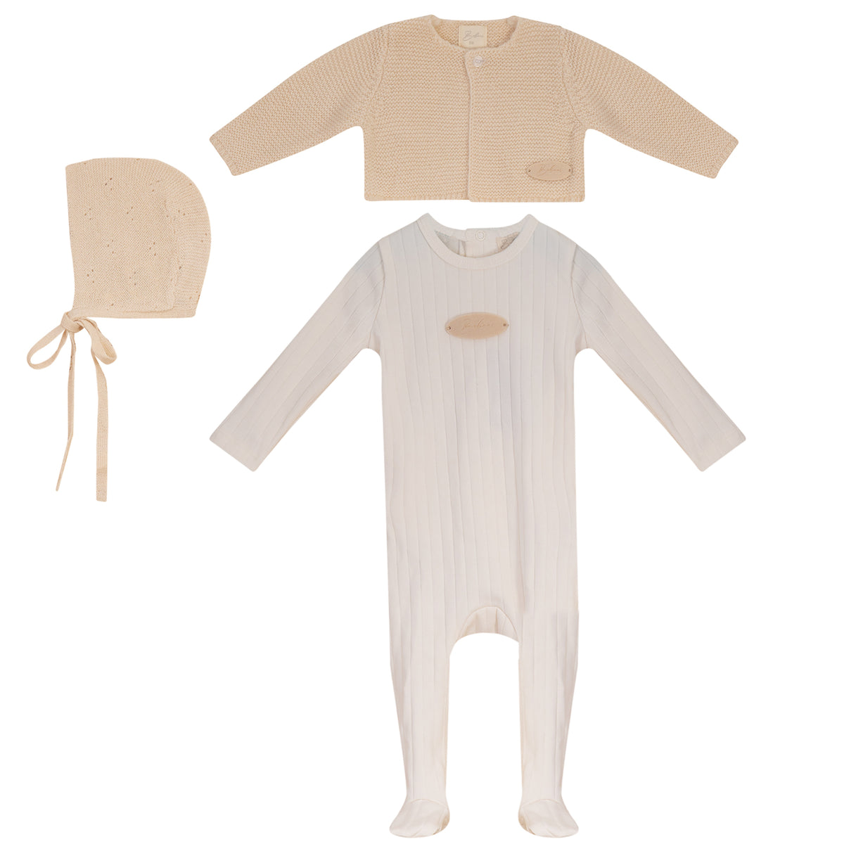 Footie, Sweater and Bonnet Set [471W276B]