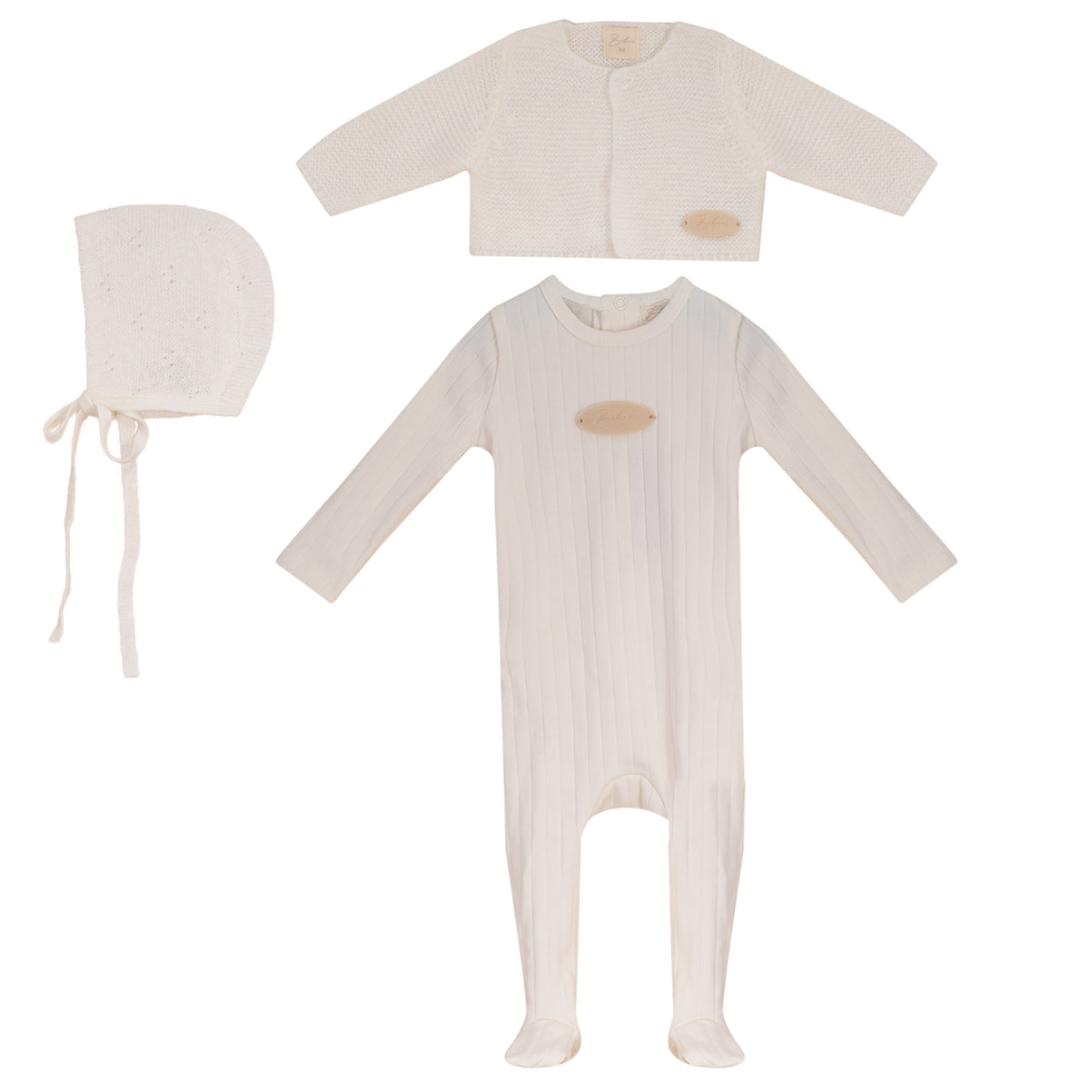 Footie, Sweater and Bonnet Set [471W276U]