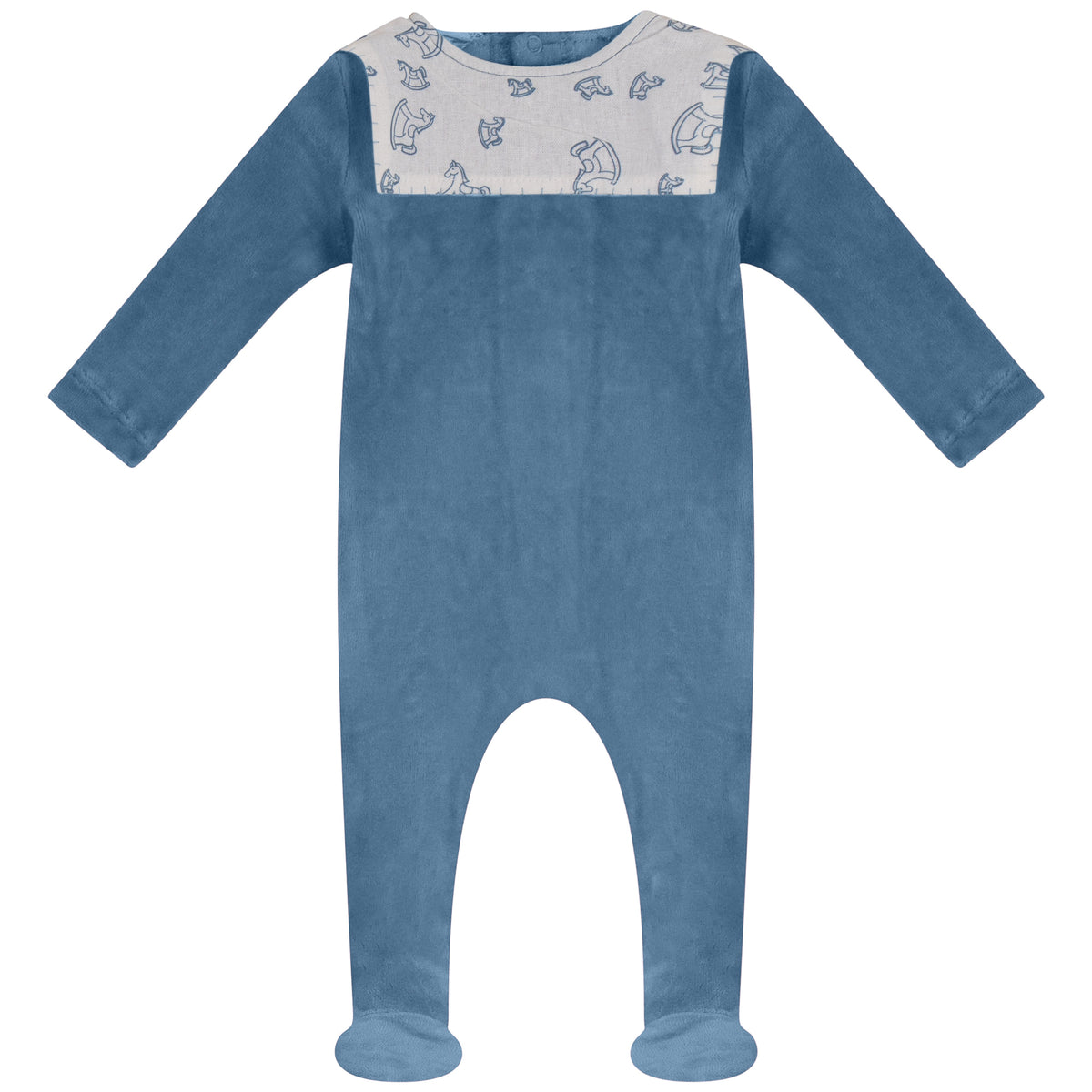 Horse Bib Footie [472W271B]