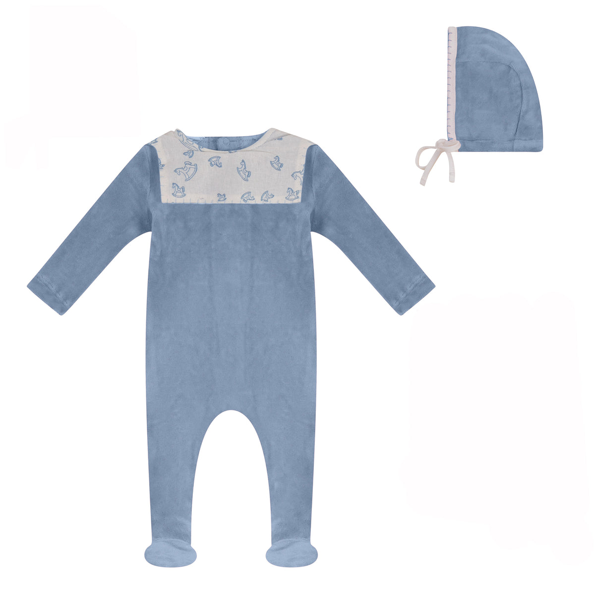 Horse Bib Footie and Hat Set [472W272B]
