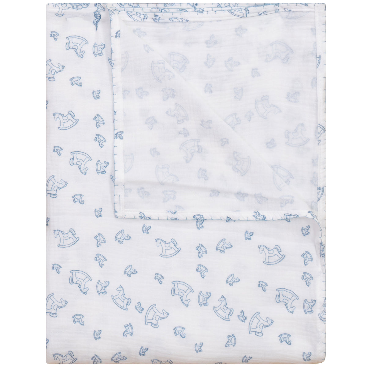 All-Over Print Horse Muslin Blanket [472W274B]