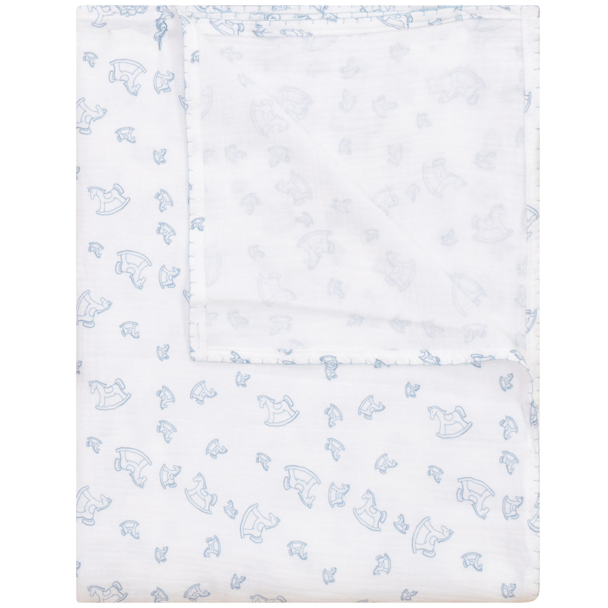 All-Over Print Horse Muslin Blanket [472W274B]