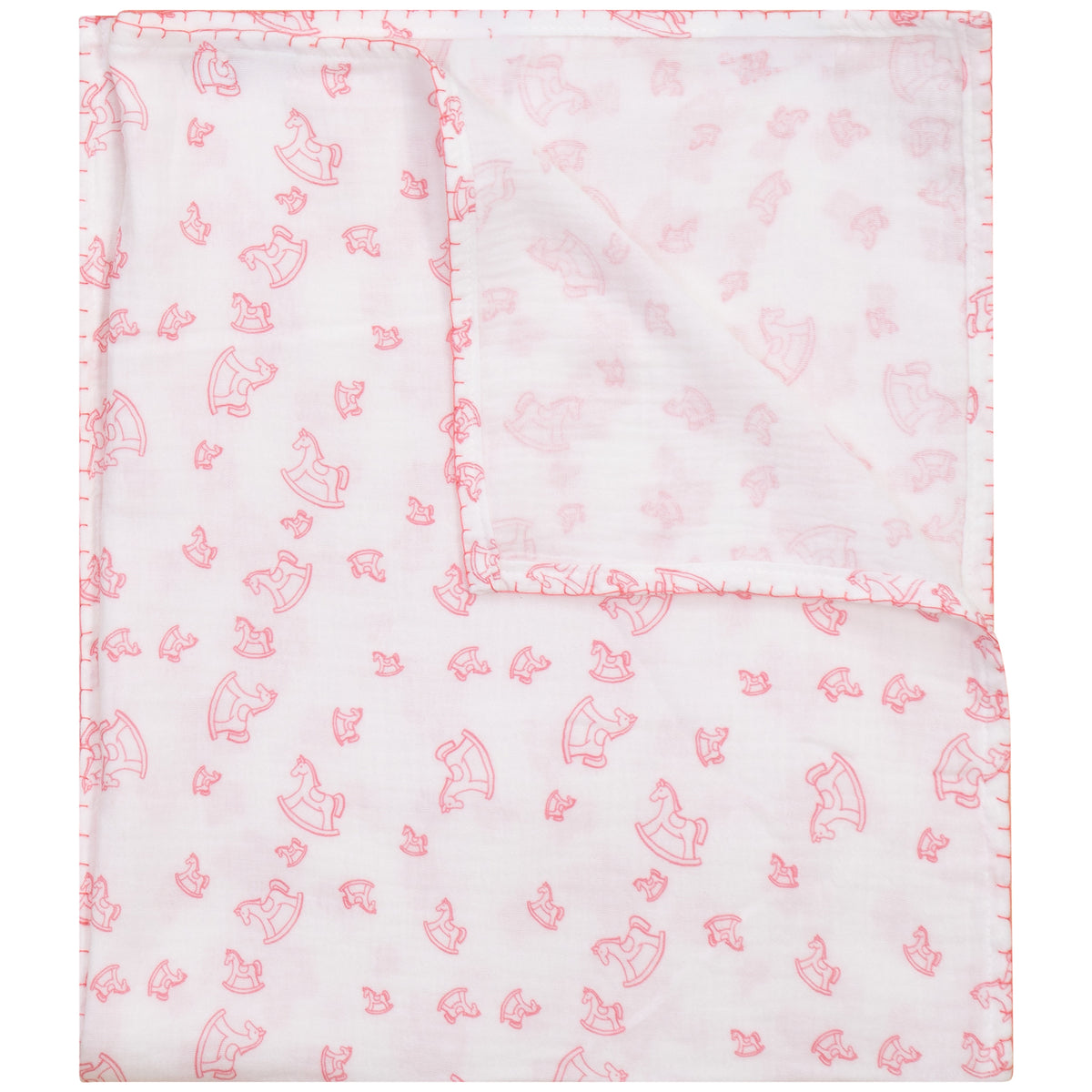 Horse Print Muslin Blanket [472W274G]