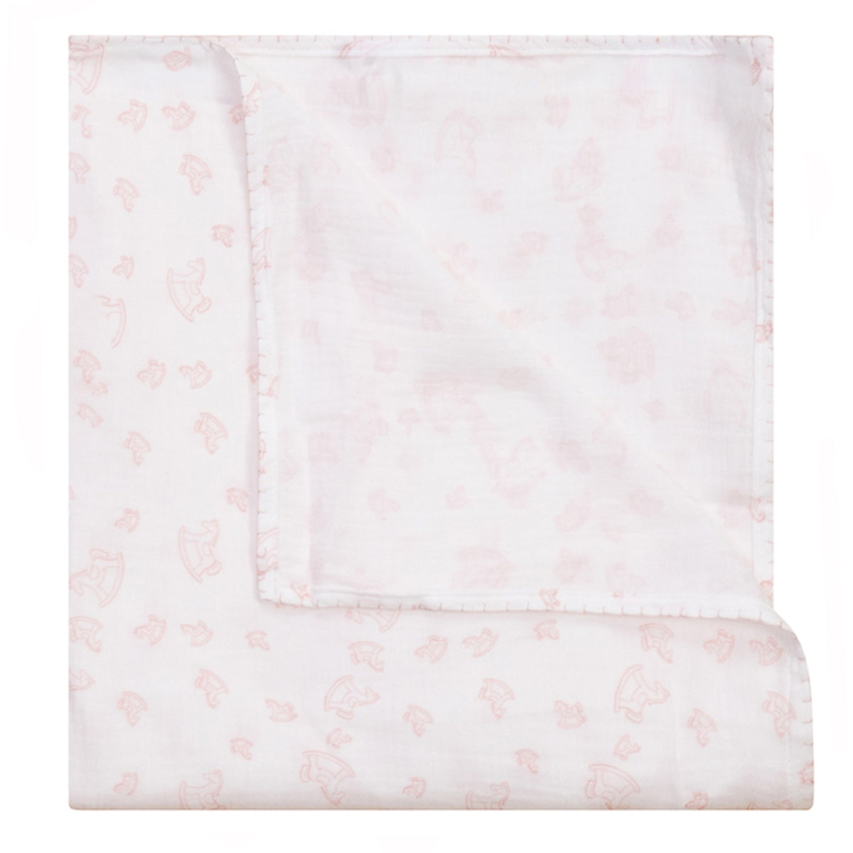 Horse Print Muslin Blanket [472W274G]