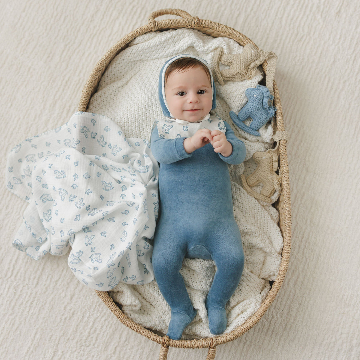 Horse Bib Footie [472W271B]