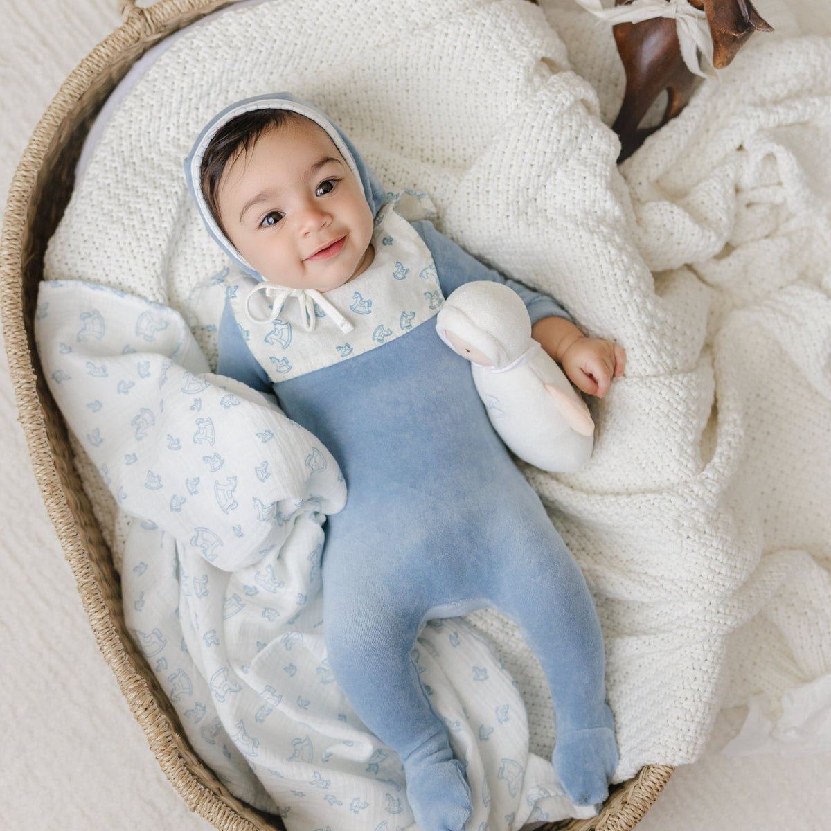 Horse Bib Footie [472W271B]