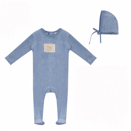 Horse Footie and Hat Set [476W272B]