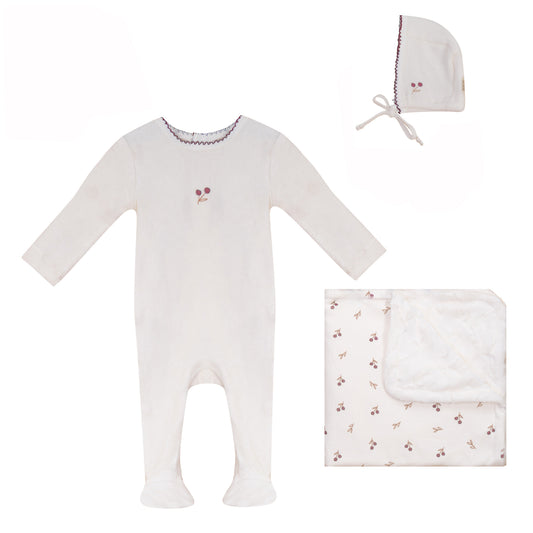 Bud Footie, Hat and Blanket Set [71W273G]