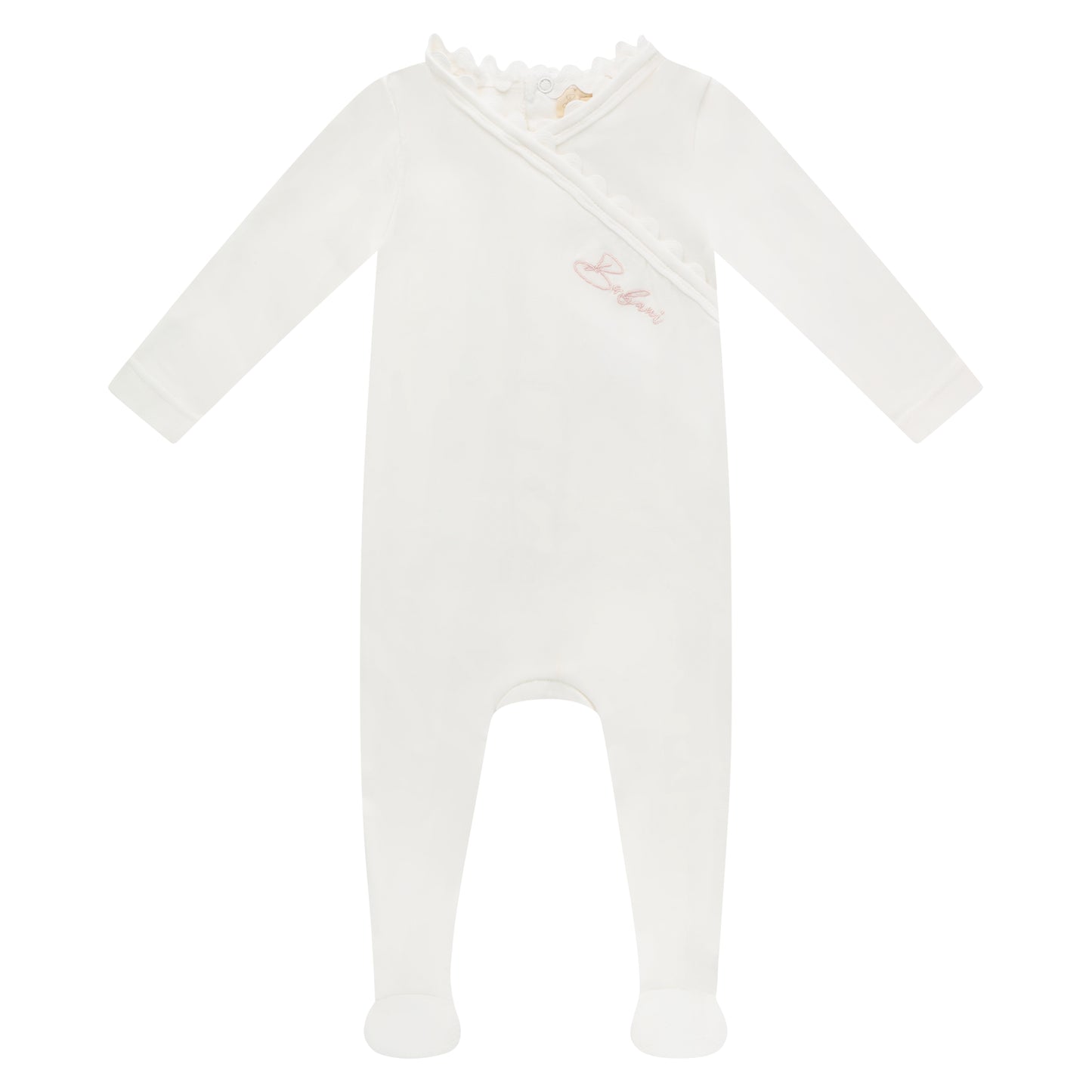 Grosgrain Trim Footie