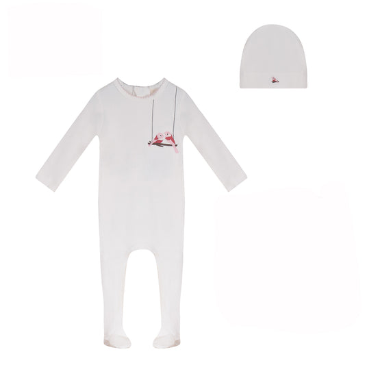 Bird Footie and Hat Set [73W272G]