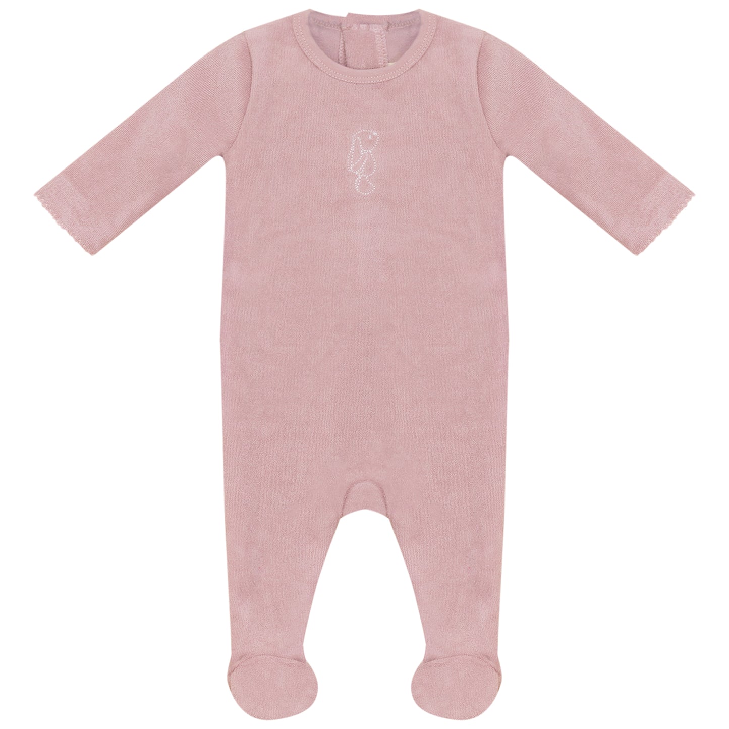 Little Bunny Terry Footie Girls