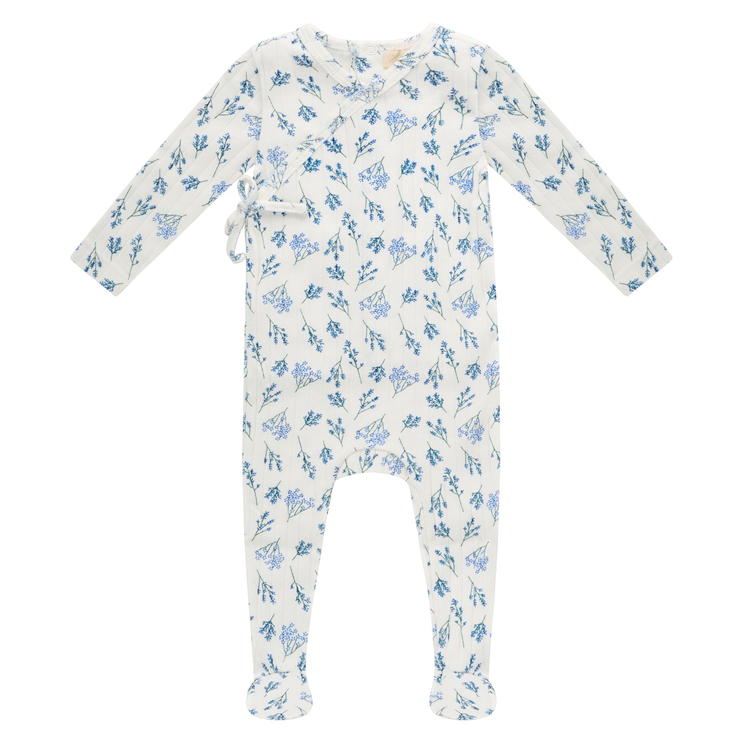AOP Ribbed Leaf Footie