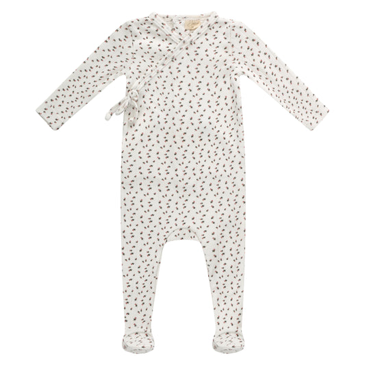 Vintage Floral Footie