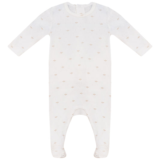 Eyelet Leaf Footie
