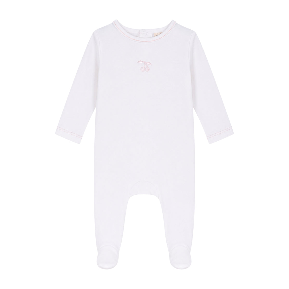 Eyelet Cherry Footie [79W271G]