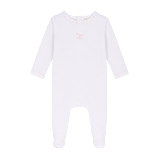 Eyelet Cherry Footie [79W271G]