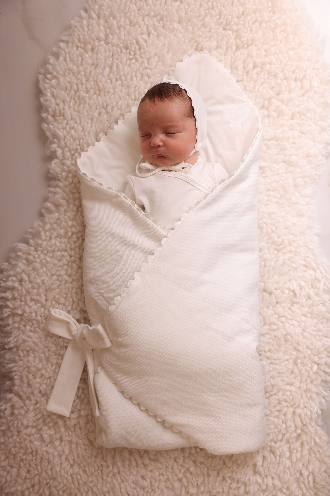Ric Rac Piquet Fabric Wrap Blanket
